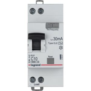Автоматический выключатель дифференциального тока (АВДТ) Rx3 Авдт 30ма С10А 1п+Н AC Legrand