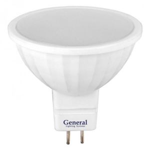 Лампа светодиодная 15 ватт GLDEN-MR16-15-230-GU5.3-6500 General