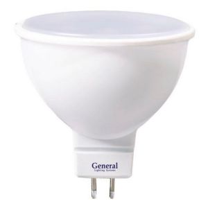 Лампа светодиодная 10 ватт GLDEN-MR16-10-230-GU5.3-4500 General