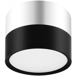 Светильник накладной OL7 под лампу GX53, алюминий, черный+хром BK/CH ЭРА
