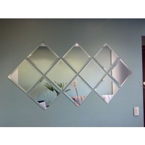 Плитка зеркальная квадрат 20х20 серебро