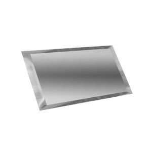 Прямоугольник  зеркальная серебряная плитка 100х200 комплект 4шт.ЗП072