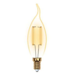 Лампа светодиодная 7 ватт GLDEN-CWS-7-230-E14-4500 General золотое стекло