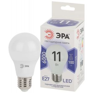 Лампа светодиодная LED A60-11W-860-E27 ЭРА
