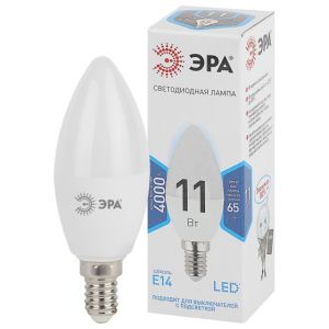 Лампа светодиодная LED B35-11w-840-E14 ЭРА