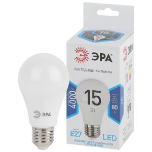 Лампа светодиодная LED A60-15W-840-E27 ЭРА