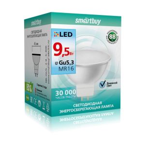 Лампа светодиодная Gu5,3-9,5W/4000 Smartbuy