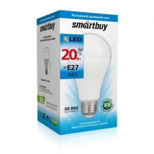 Лампа светодиодная A65-20W/6000/E27 Smartbuy
