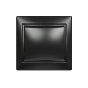 Выключатель 1-клавишный 10А черный, «Венера»