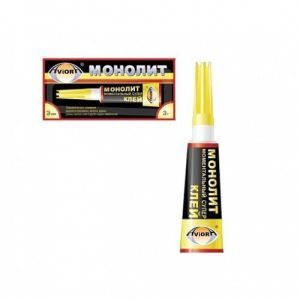 Клей секундный AVIORA MONOLIT 3гр