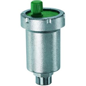 Воздухоотводчик GAISER автом. прям., 1/2"НР хром. FAR 80мм