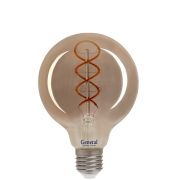 Лампа светодиодная GLDEN-G125DSS-6-230-E27-1800 золотая General