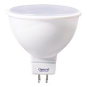 Лампа светодиодная 10 ватт GLDEN-MR16-10-230-GU5.3-6500 General