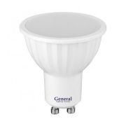 Лампа светодиодная 10 ватт GLDEN-MR16-10-230-GU10-6500 General