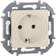 Розетка 1-местная с/з слоновая кость INSPIRIA