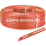 Труба GAPPO PEX-а/EVOH (G1377) 25х3,5 сшит.полиэтилен , с кислор. слоем, красная (50м бухта)