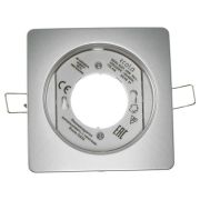 Светильник легкий квадратный серебро GX53 Ecola