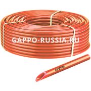 Труба GAPPO PEX-а/EVOH (G1375) 16х2,2 сшит.полиэтилен , с кислор. слоем, Красная