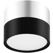 Светильник накладной OL7 под лампу GX53, алюминий, черный+хром BK/CH ЭРА