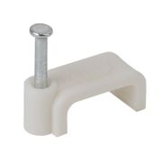 Скоба плоская пластиковая 10мм ЭРА