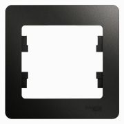 Рамка 1-я антрацит Glossa Schneider