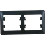 Рамка 2-я антрацит Glossa Schneider