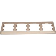 Рамка 4-я титан Glossa Schneider