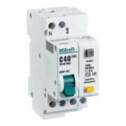 Автоматический выключатель дифференциального тока (АВДТ) С40А 30ма 1п+Н тип AC DEKraft