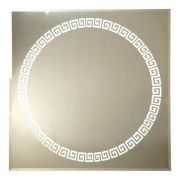 Зеркало Континент Византия Люкс 70 см, с подсветкой, белый