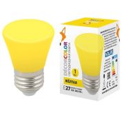 Лампа светодиодная колокольчик LED-D45-1W/YELLOW/E27/R/C