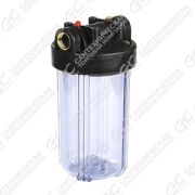 Магистральный фильтр «Thermofix» (1« ВВ, 10», хол. вода, прозрачный, с картриджем) (ТС-10BB03)