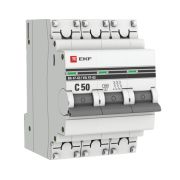Выключатель автоматический 3P 50А (C) 4,5kA ВА 47-63 EKF