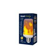 Лампа светодиодная эффект пламени LED-L60-6W/FLAME/E27/FR PLD01WH Uniel