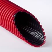 Труба двухстенная ПНД/ПВД 110/93,8мм красная с зондом
