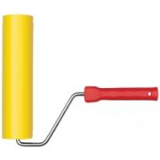 Валик прижимной резиновый, для обоев, желтый, 150 мм