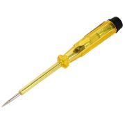 Отвертка индикаторная, 100 - 500 В, желтая ручка, FIT