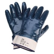 Краги МБС с полным двойным нитриловым покрытием, синие