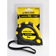 Рулетка 5м*19мм, обрезиненный корпус, 3 кнопки фиксации S5A MaxiTool