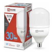 Лампа светодиодная HP-PRO 30вт/6500К Е27 2700лм IN HOME