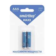 Батарейка алкалиновая Smartbuy MAXX LR03/2B (24/240) (SBBM-3A02B) ЦЕНА ЗА УПАКОВКУ