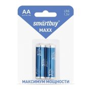 Батарейка алкалиновая Smartbuy MAXX LR6/2B (24/240) (SBBM-2A02B) ЦЕНА ЗА УПАКОВКУ