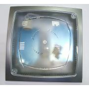 Светильник квадратный (серебро) для 2х с/д ламп DE-PA