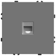 Розетка RJ-45  RST00-5117-10 серый Эмили
