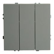 Выключатель 3-кл. RSW10-5108-10 серый Эмили