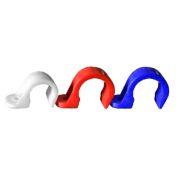 Крепеж-скоба для сантех труб для монтажных пистолетов (16 мм,синий, одностороняя, 200 шт/уп) FEDAST