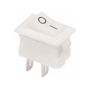 Выключатель клавишный 250V 3А (2с) ON-OFF MICRO белый REXANT