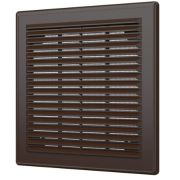 Решетка вентиляционная Р сетка разъемная 209х209 пластик Brown ERA