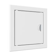 Люк ревизионный ЛР фланец 98х98 ручка 122х122 пластик EVECS