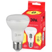 Лампа светодиодная ECO LED R63-8W-827-E27 ЭРА