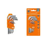 Набор ключей HEX 1.5-10мм,короткие 9шт CR-V сталь «Алмаз» TDM